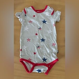 EUC Kyte baby Stars and Stripes onesie, 3-6 months